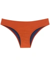 Lygia & Nanny Waikiki Trilobal Bikini Bottom In Red