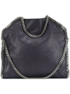 Stella Mccartney Falabella 3 Chain Shoulder Bag In Blue