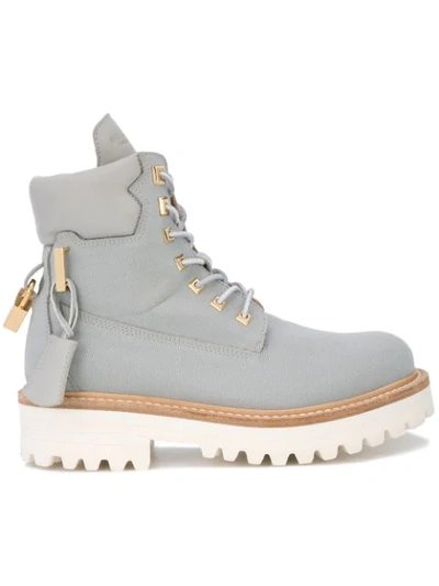 Buscemi Site Boots In Grey