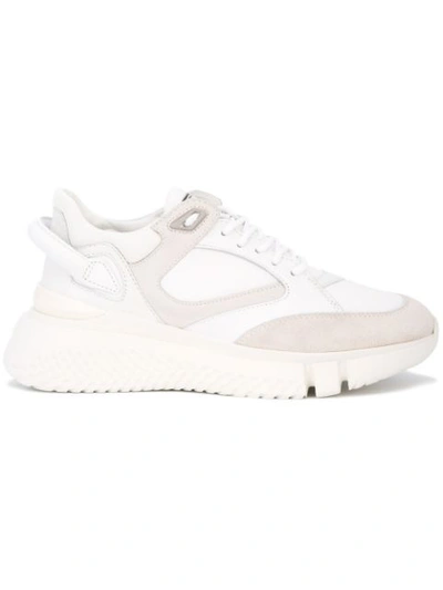 Buscemi Veloce Low Top Sneakers In White