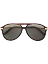 Cartier Klassische Pilotenbrille In Brown
