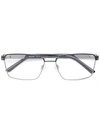 Cazal Rectangle Frame Glasses In Black