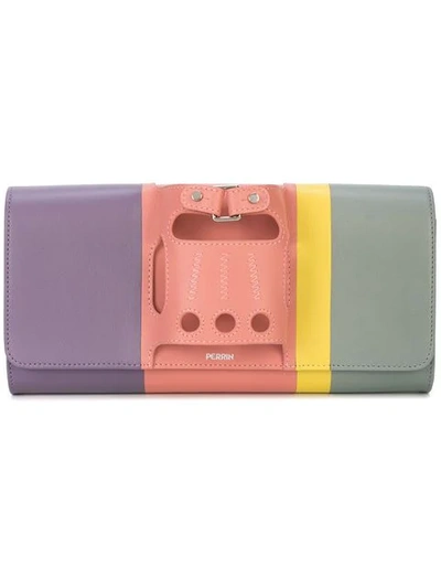 Perrin Paris 'le Cabriolet' Clutch In Multicolour