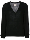 Khaite Cashmere-blend Sweater In Black