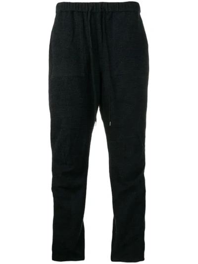 Individual Sentiments Woven Track Trousers In Blue