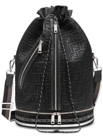 Fendi Mon Tresor Sports Bag In Black
