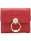 Chloé Tess Small Wallet In Red