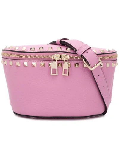 Valentino Garavani Rockstud Belt Bag In Pink