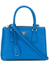 Prada Galleria Tote Bag In Blue