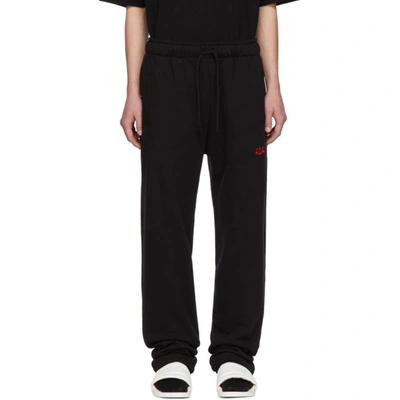 424 Embroidered Joggers In Black