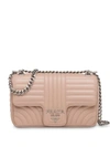 Prada Diagramme Shoulder Bag In Pink