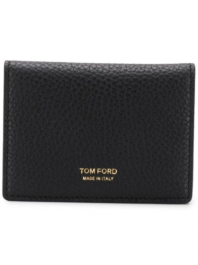 Tom Ford Strukturiertes Portemonnaie In Black