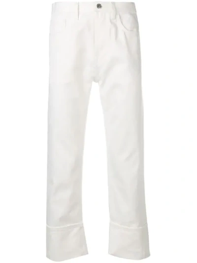 Valentino Straight-leg Jeans In White