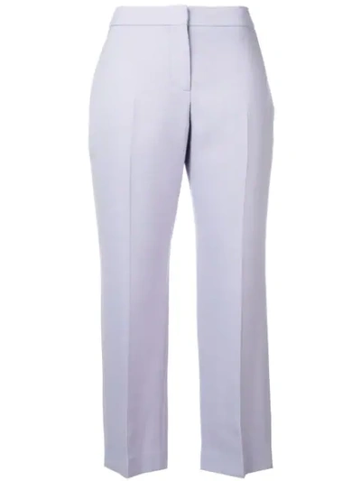 Alexander Mcqueen Tapered Trousers In Purple