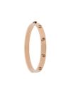 Tory Burch Engraved Bracelet In Pink