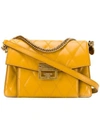 Givenchy Quilted Gv3 Shoulder Bag In Yellow