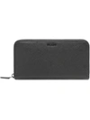 Prada Saffiano Leather Document Holder In Black