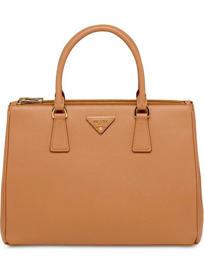 Prada Galleria Bag In Brown