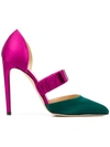 Chloe Gosselin Lily Colour-block Pumps In Pink