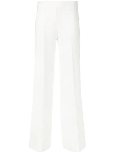 P.a.r.o.s.h Wide Leg Trousers In White