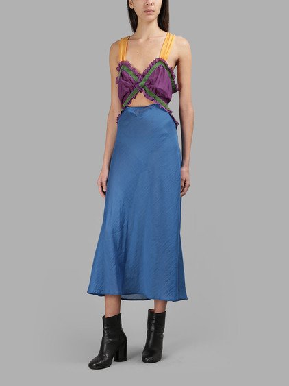 Attico Cutout Colorblock Cami Dress, Multi In Additional Details Will ...
