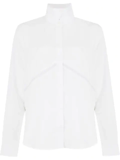 Aalto 高领衬衫 - 白色 In White