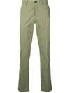 Prada Pleated Tailored Trousers In Green