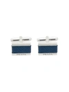 Prada Rectangular Cufflinks In Silver