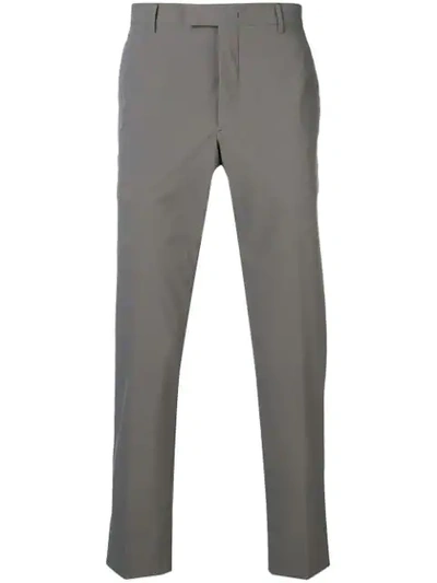 Prada Concealed Fastening Chinos In Grey