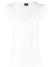 Tom Ford V-neck T-shirt In White