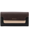 Marni Trunk Continental Wallet In Black