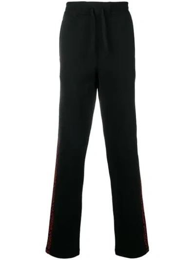 Missoni Stripe Track Trousers In Black