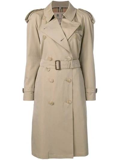 Burberry The Westminster Trench Coat In 70500 Honey