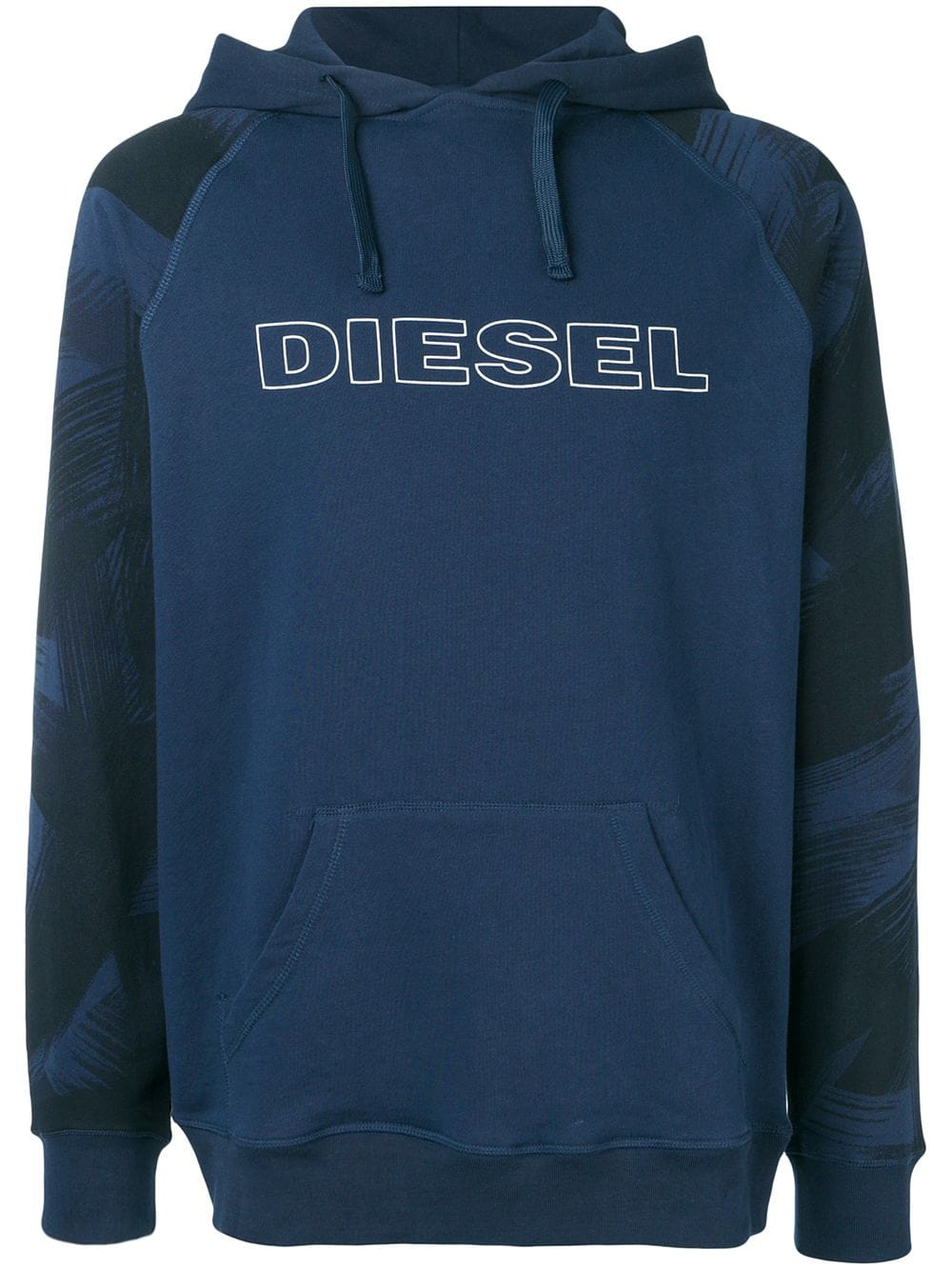 Diesel Umlt-Brian Hoodie - Blue | ModeSens