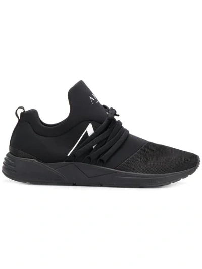 Arkk Low-top Sneakers In Black