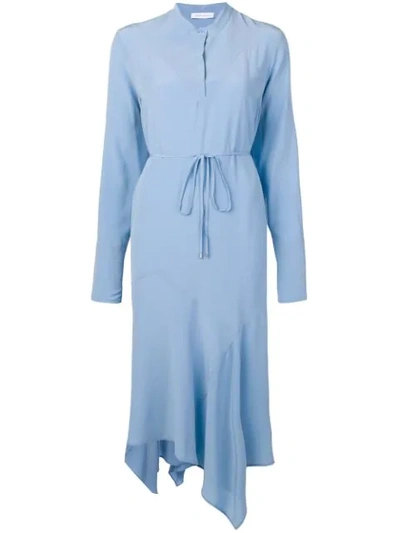 Christian Wijnants Domi Shirt Dress In Blue