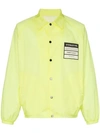 Maison Margiela Martin Margiela Martin Margiela Stereotype Patch Coach Jacket In Yellow