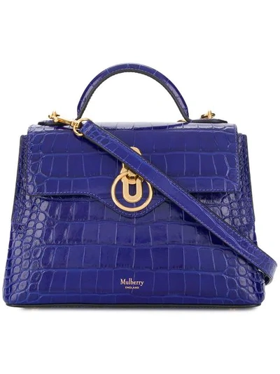 Mulberry Mini Seaton Shoulder Bag In Blue