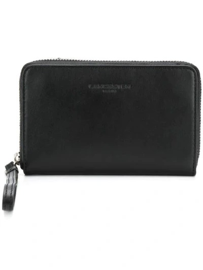 Lancaster Small Continental Wallet In Black