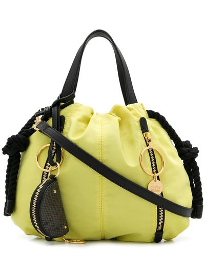 See By Chloé Mini Flo Shoulder Bag - Yellow In Yellow