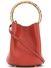 Marni Pannier Bucket Bag In Red