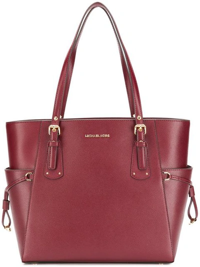 Michael Michael Kors Voyager Tote Bag In Red