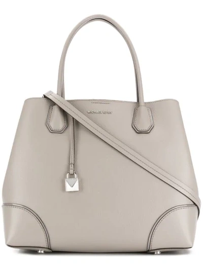 Michael Michael Kors Mercer Gallery Tote Bag In Grey