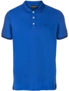 Emporio Armani Classic Polo Shirt In Blue