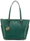 Michael Michael Kors Jet Set Shoulder Bag In Green