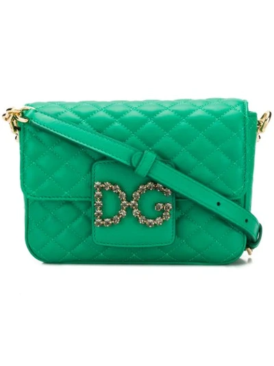 Dolce & Gabbana Dg Millenials Crossbody Bag In Green