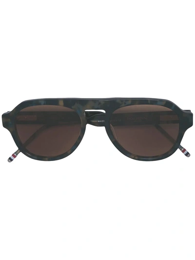 Thom Browne Oversized Frame Sunglasses In Multicolour
