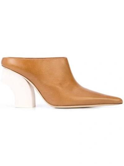 Rejina Pyo Jasmin Mules In Brown ,neutral