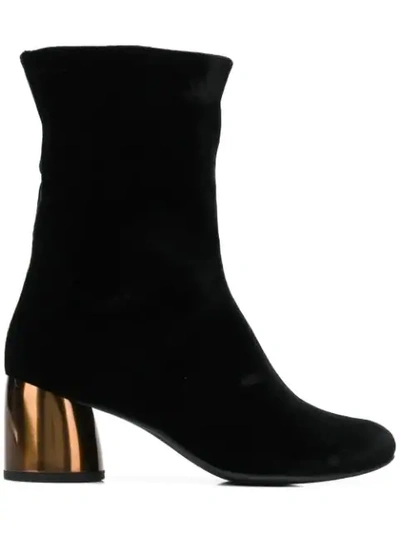 Hogl Block Heel Mid In Black