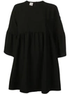 Pinko Crepe Dress In Black